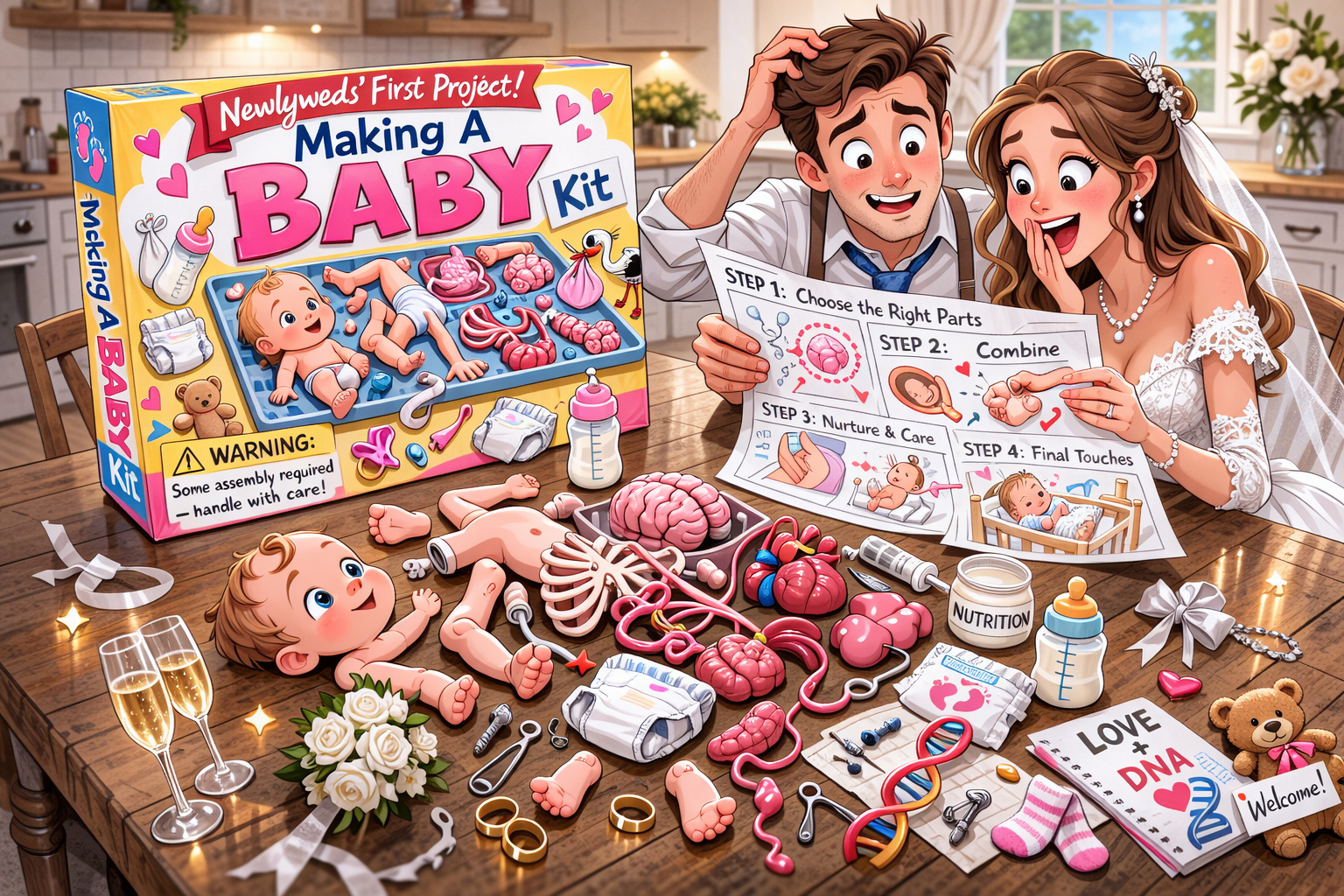 Making A Baby In The Internet Age cartoon