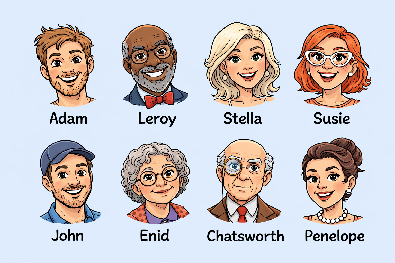 If People Looked Like Their Names cartoon